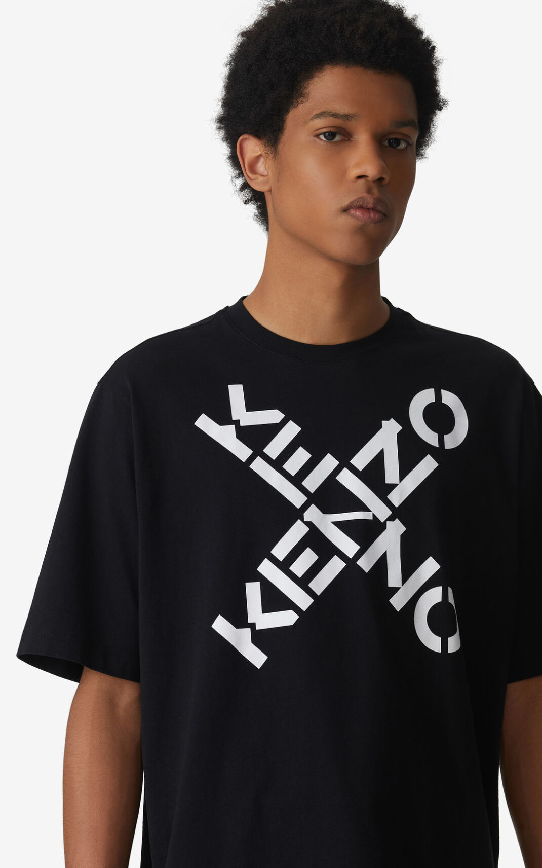 Camisetas Kenzo Sport Big X Hombre Negras - SKU.4704367